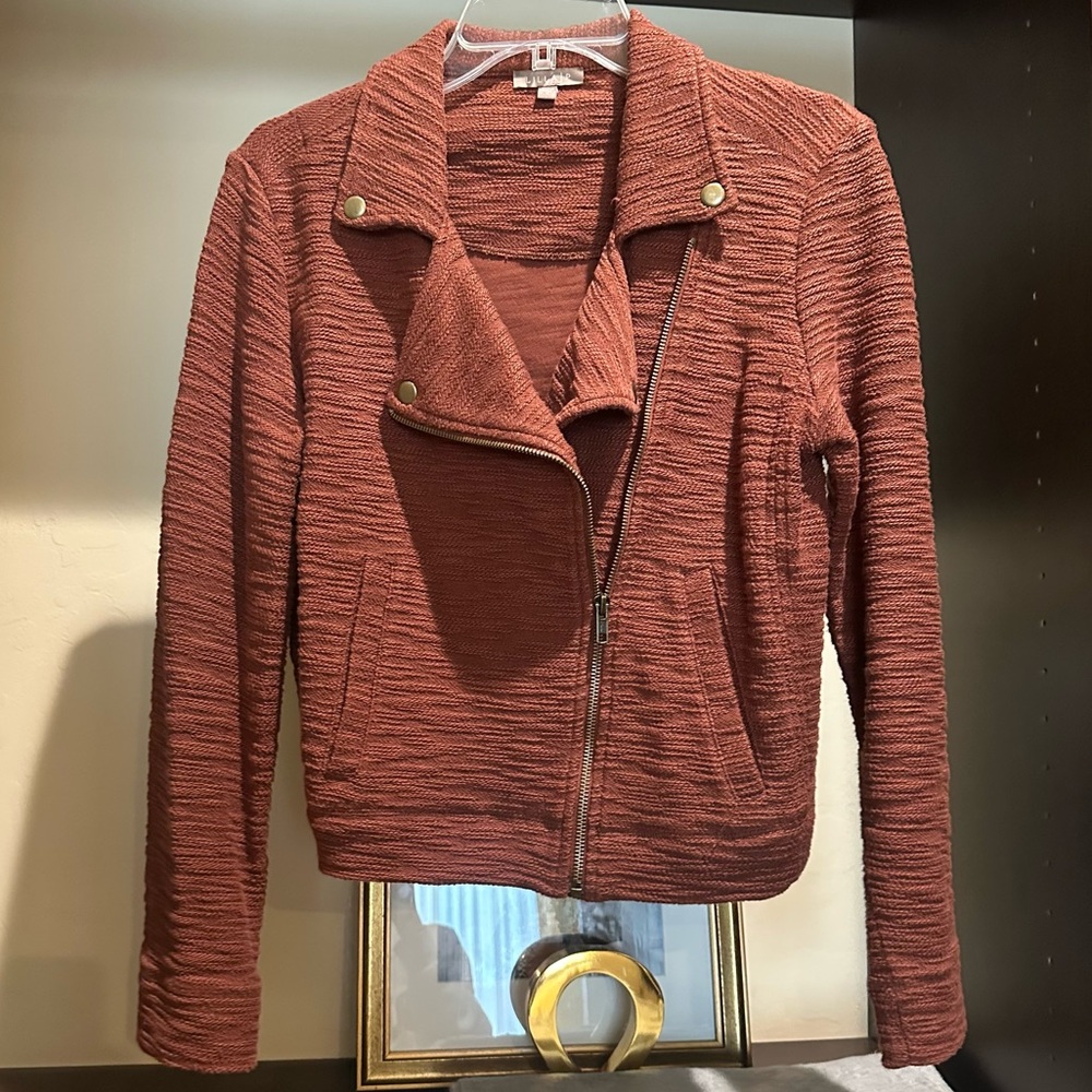 Lilla P Moto Textured Jacket